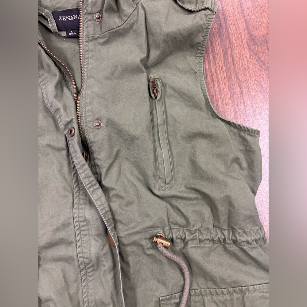 Zenana Outfitters Olive Utility Jacket - Picture 5 of 10
